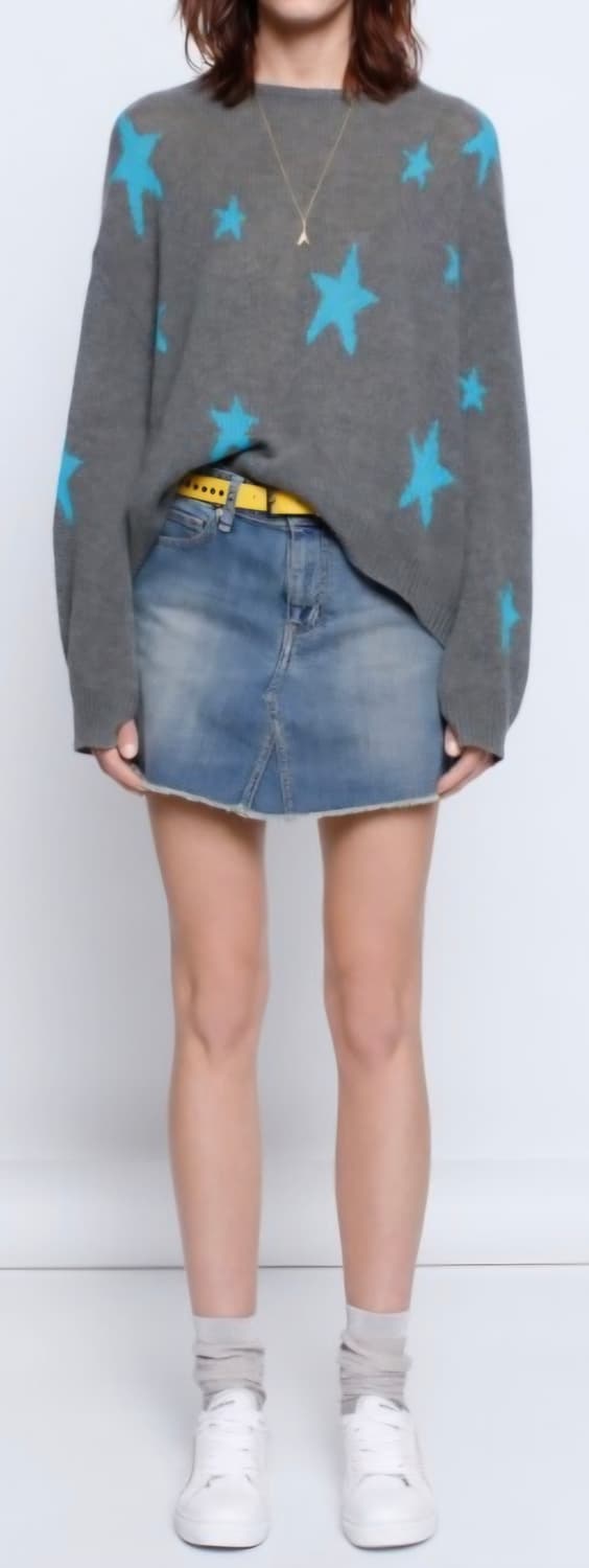 쟈딕앤볼테르 캐시미어 별니트 상품이미지1