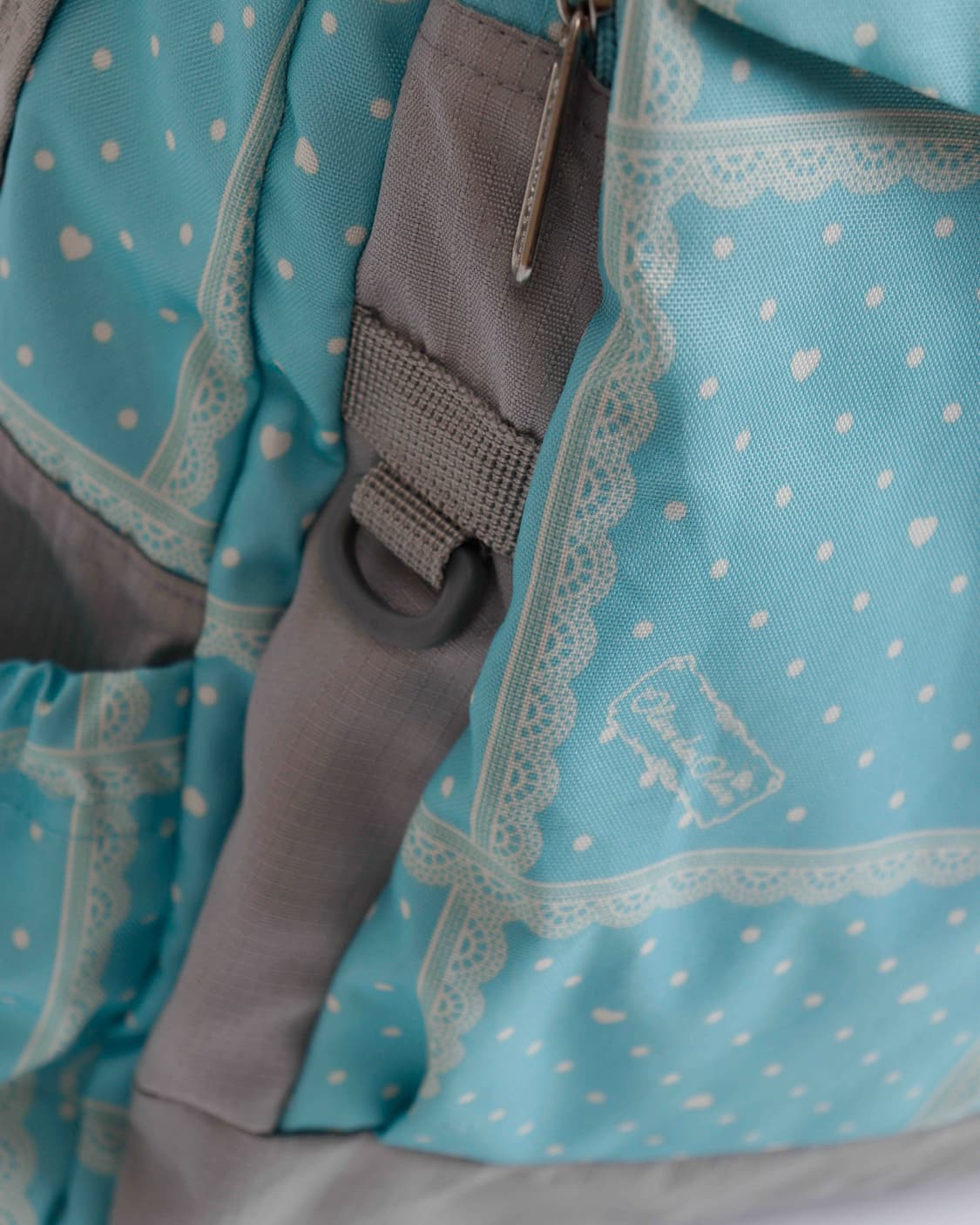 [OLIVE des OLIVE] 민트 레이스 도트 패턴 백팩 상품이미지6