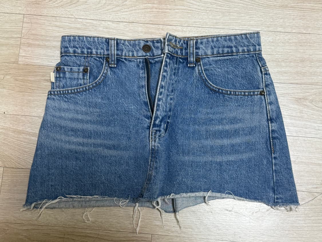 글로니 클래식 데님 미니 스커트 상품이미지1