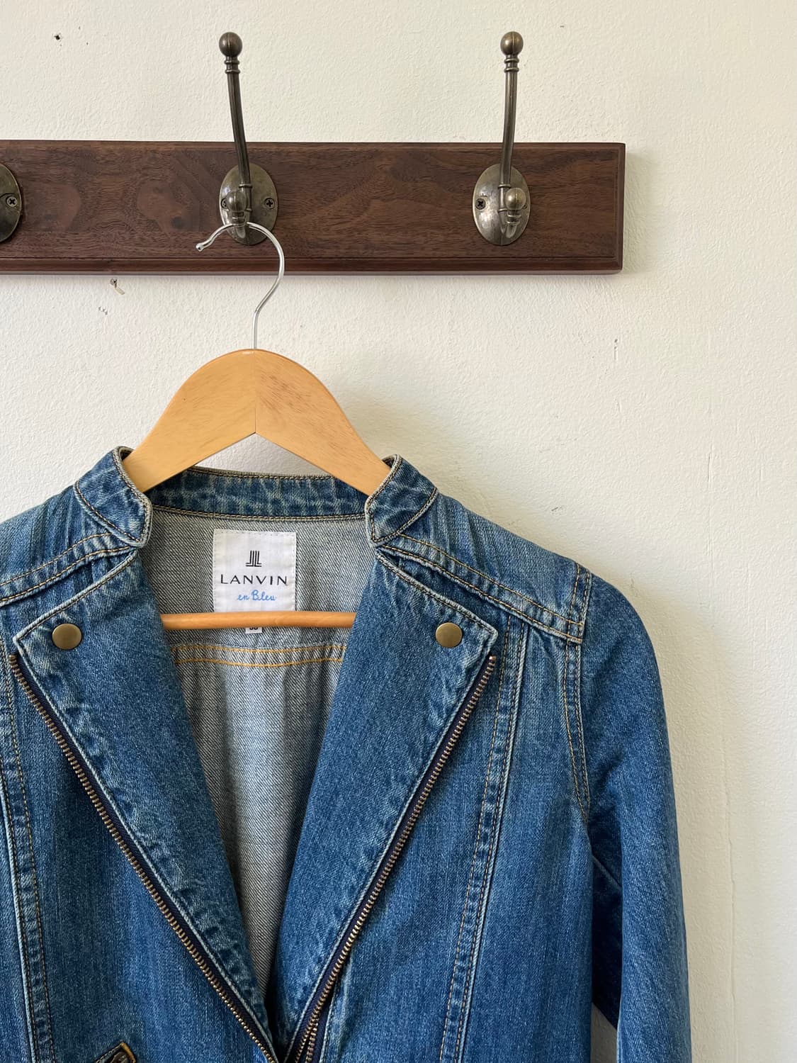 LANVIN 바이커 데님 자켓 상품이미지2