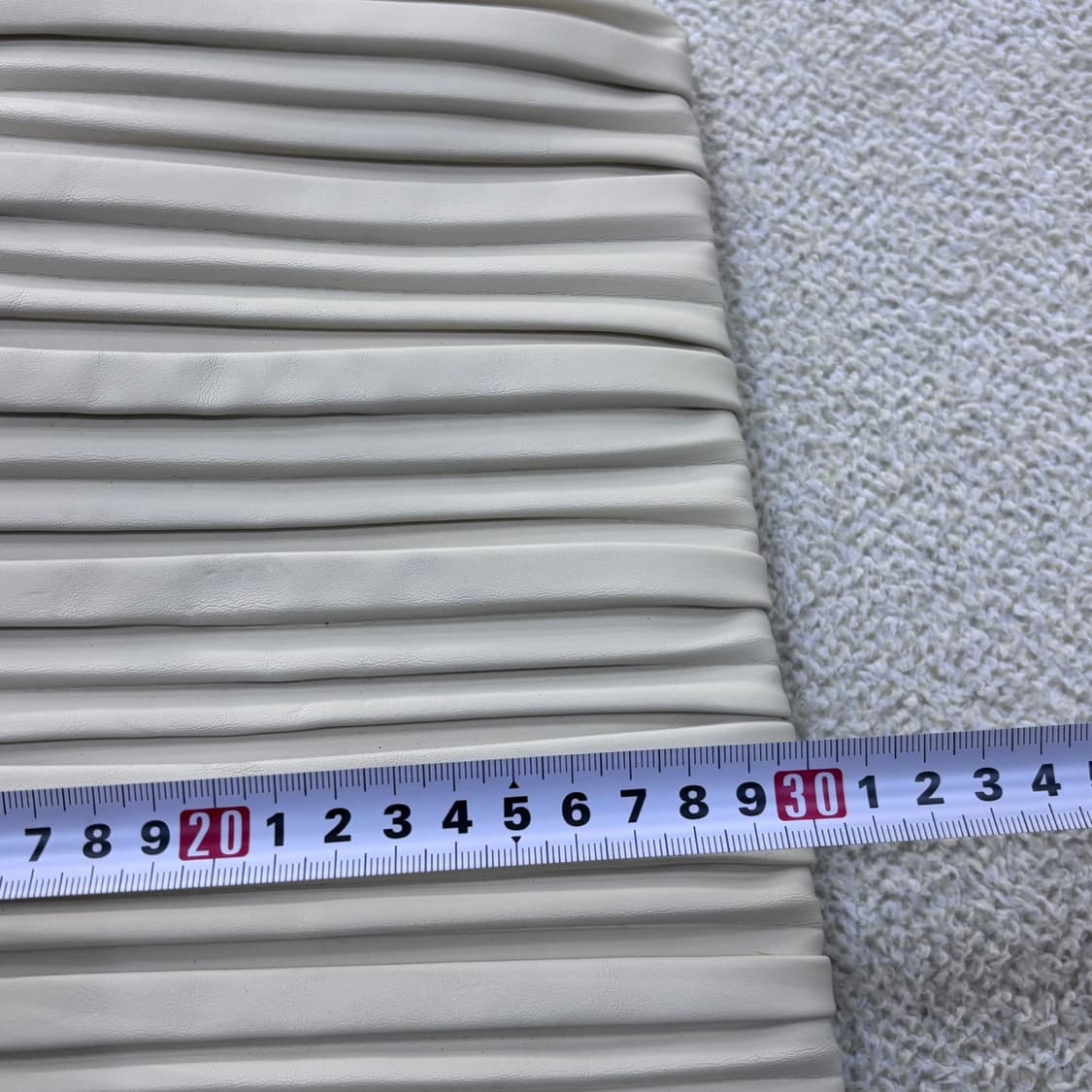 F 베라왕 플리츠 레더 숄더백 0409E 상품이미지6