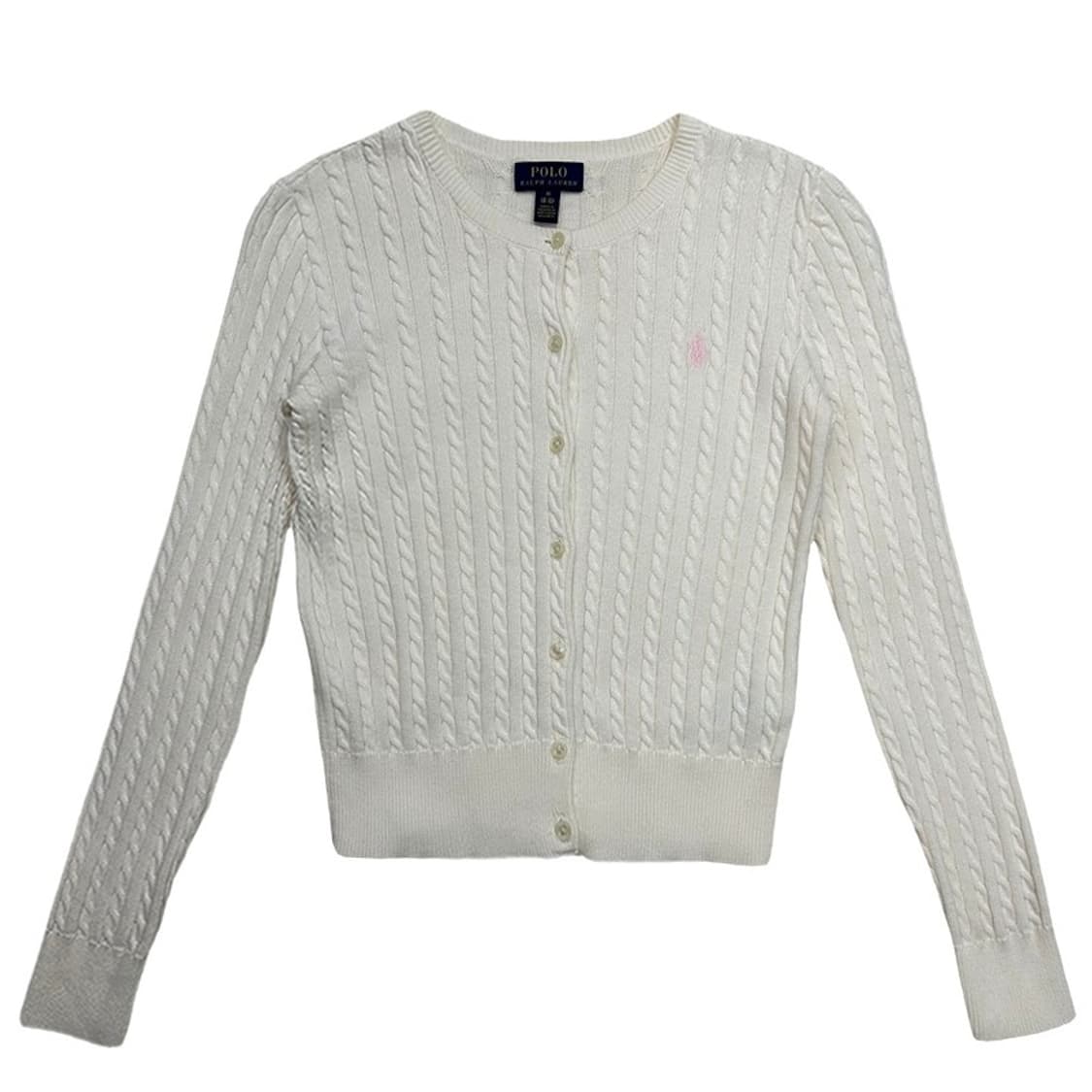 폴로랄프로렌 블랙라벨 아이보리 케이블 코튼 가디건 M 상품이미지1