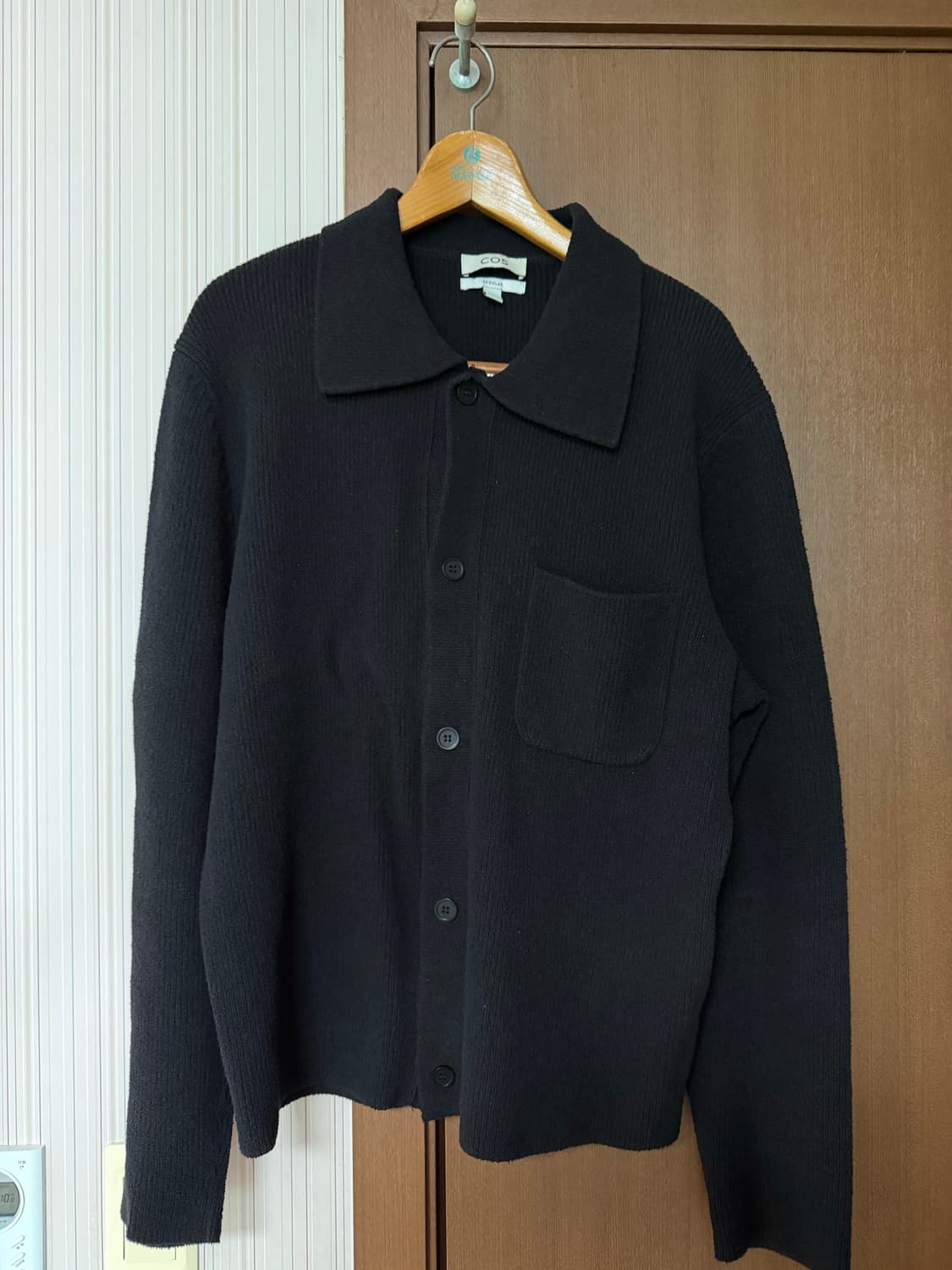COS 코스 코튼 블렌드 텍스쳐 니트 가디건 XL 이동휘 착용 상품이미지1