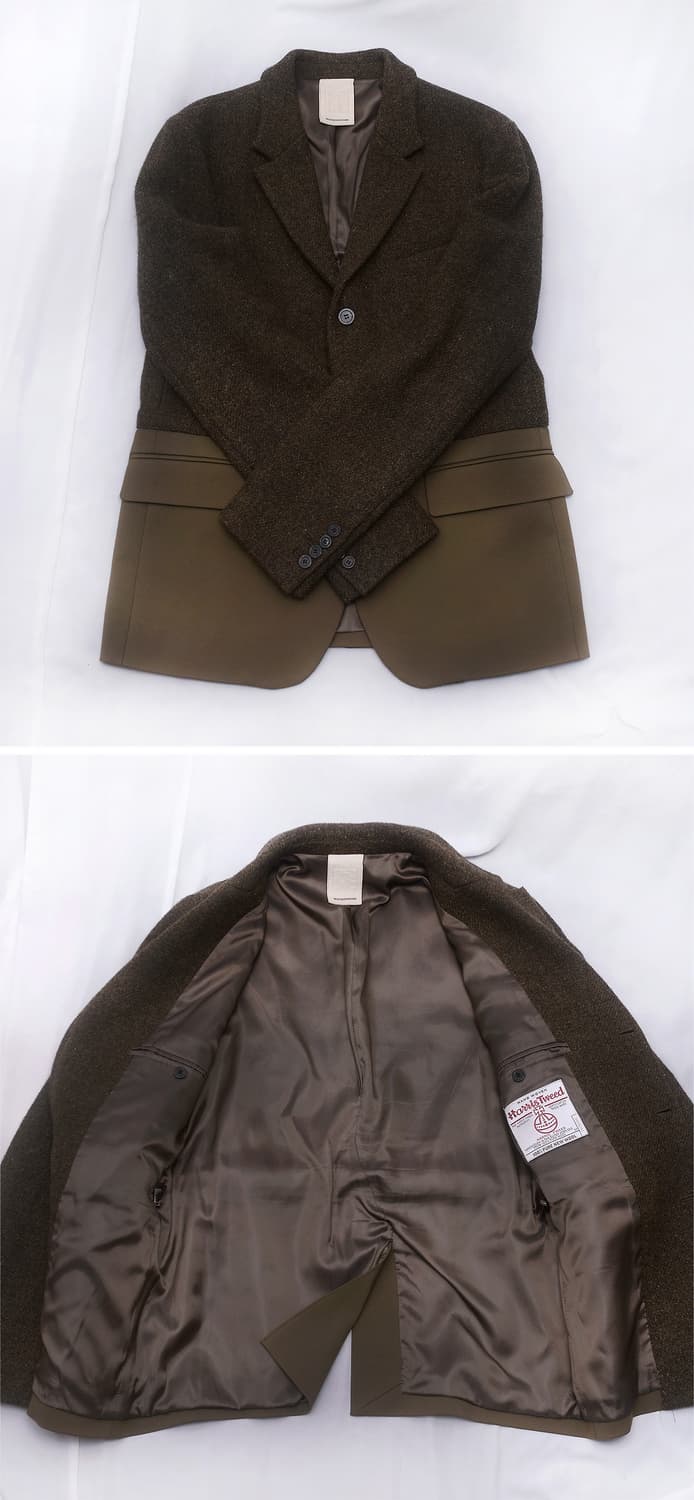 우영미 x 해리스 트위드 투블럭 블레이저 자켓 (48 / 95-100) 상품이미지3