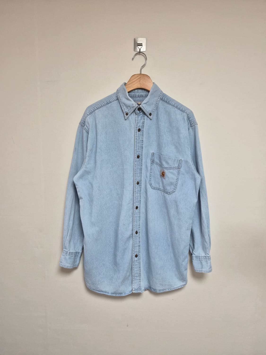 칼하트Carhartt 원포켓 데님 셔츠 M사이즈 - S265 상품이미지1