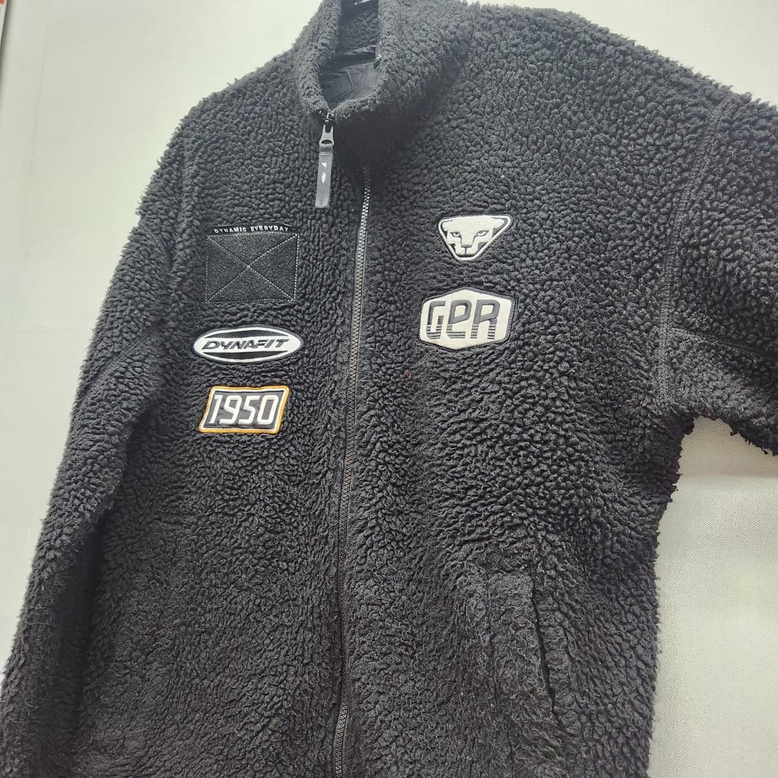 다이나핏 로고 와펜 매버릭 후리스 자켓 XL(2XL) 상품이미지3