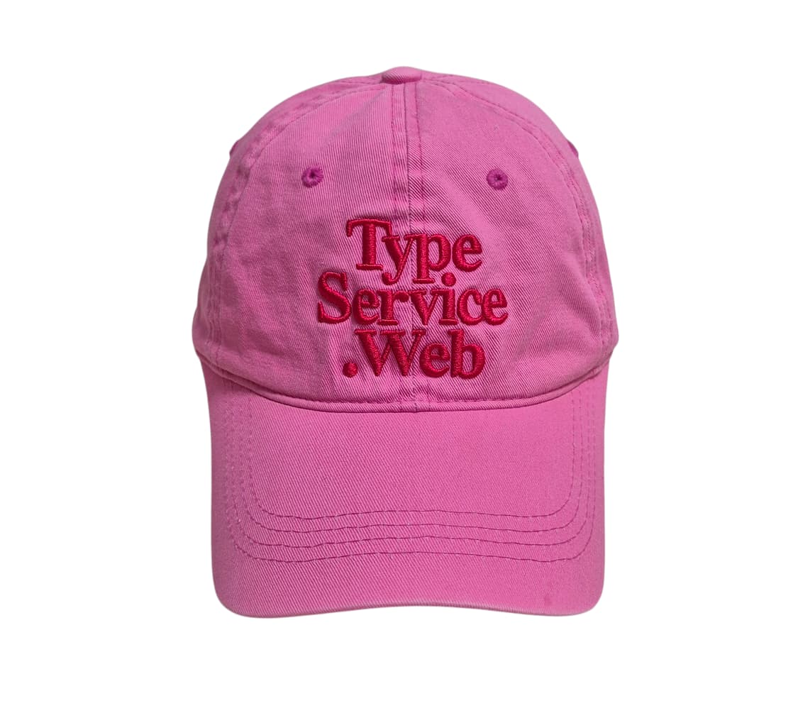 타입서비스 핑크 볼캡 모자 상품이미지1