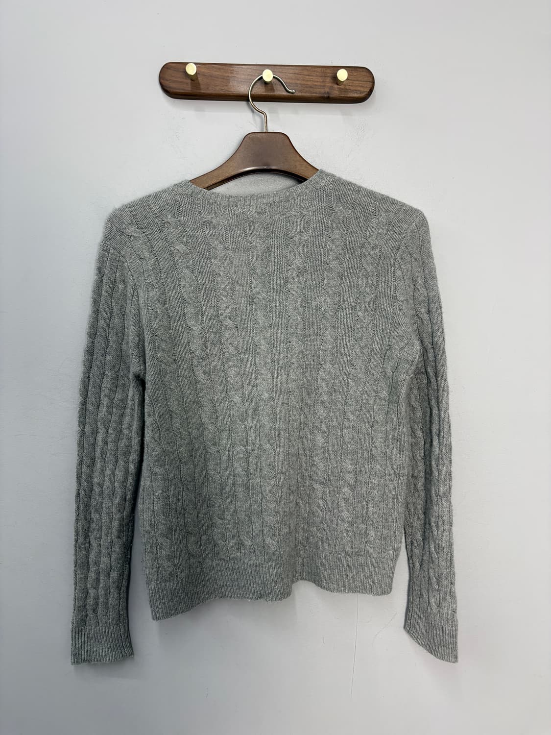 폴로랄프로렌 포니로고 니트 코튼 스웨터 그레이 헤더 A3560  상품이미지4