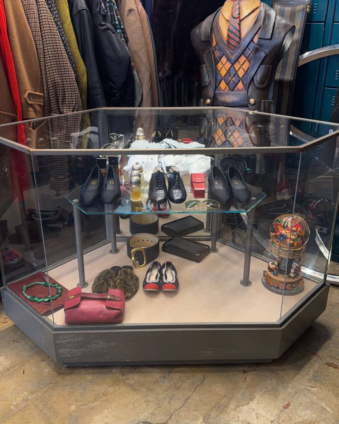 빈티지 엔틱 하버데셔리 진열장 상품이미지1