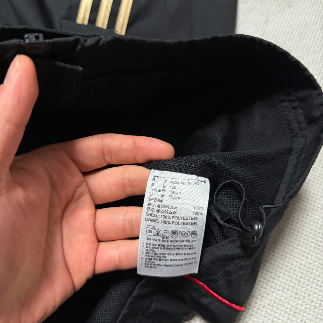 아디다스 AC밀란 바람막이 자켓 상품이미지3