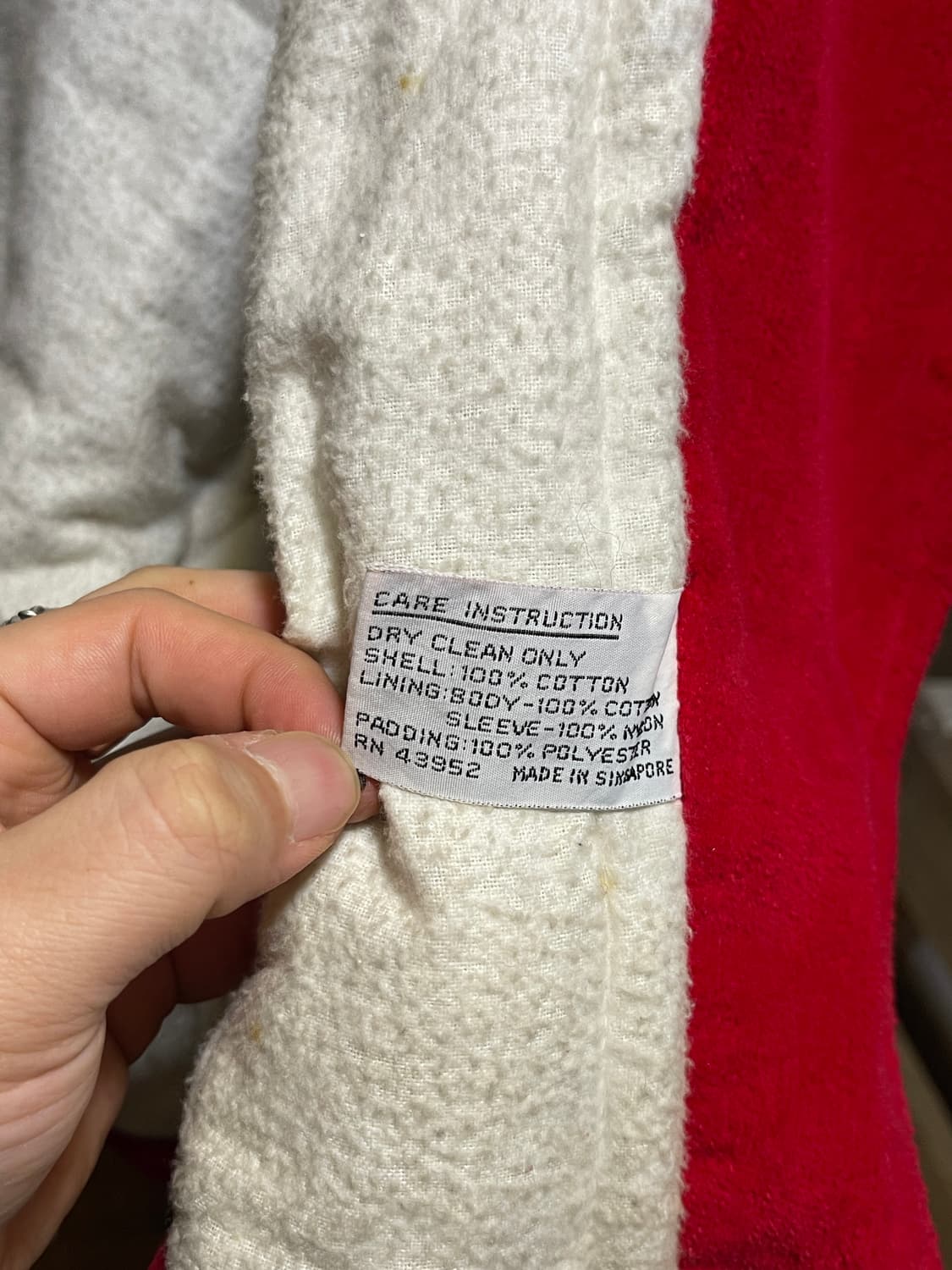 Made in Singapore 딥레드 자켓 상품이미지5