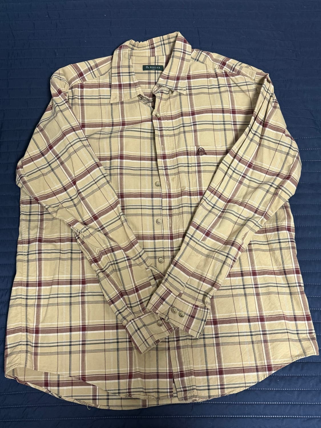 Vintage O2Break 체크 셔츠 상품이미지1