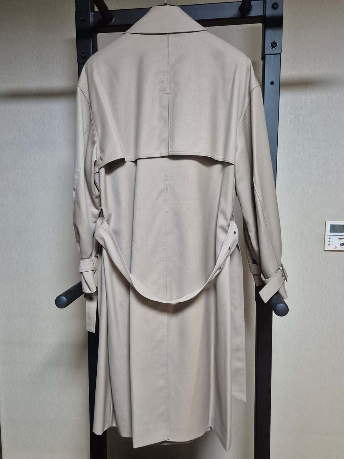 엘무드 프리미엄 울 오버핏 트렌치코트 46 상품이미지3