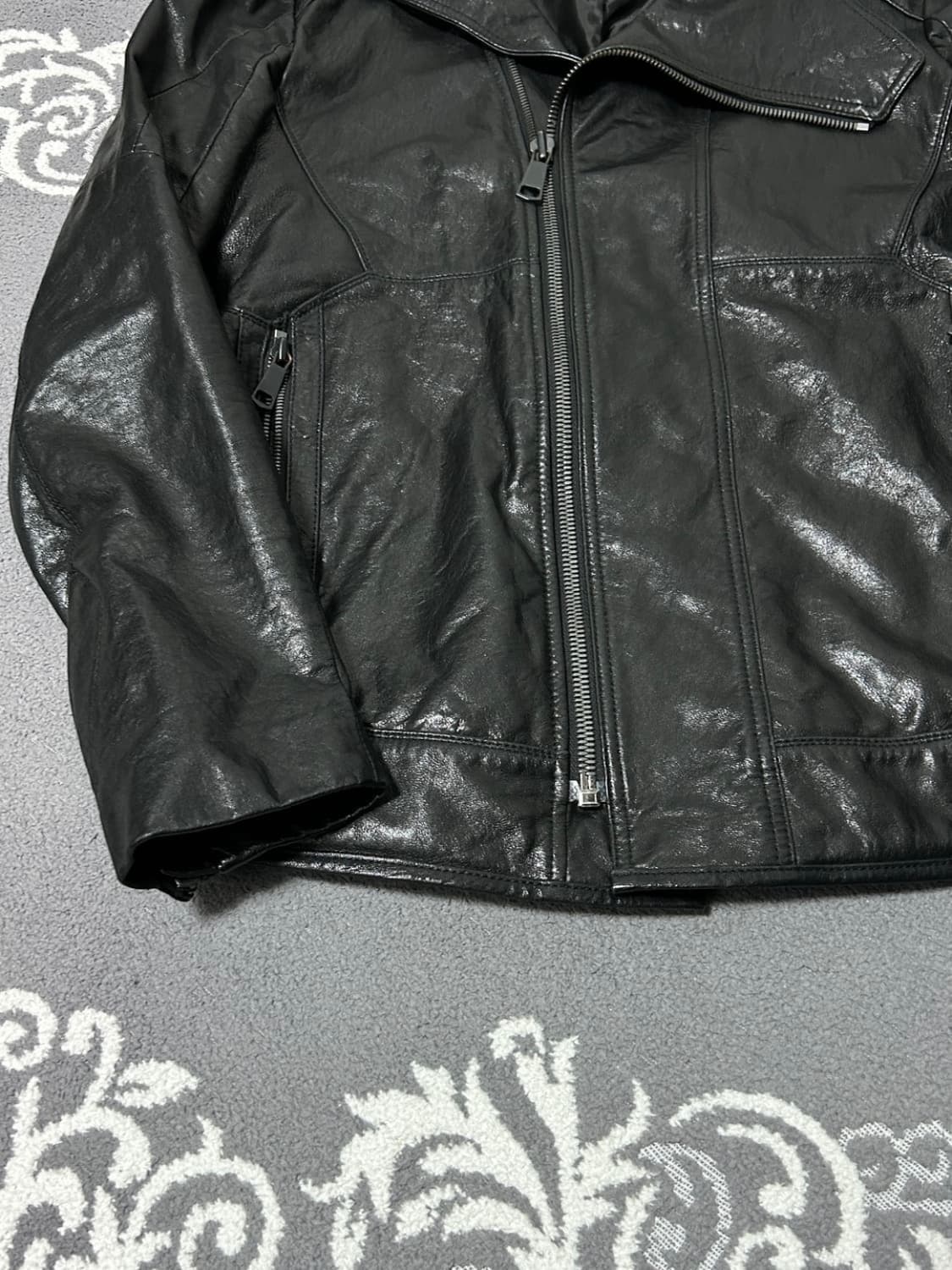 System homme lambskin highneck jacket 상품이미지9