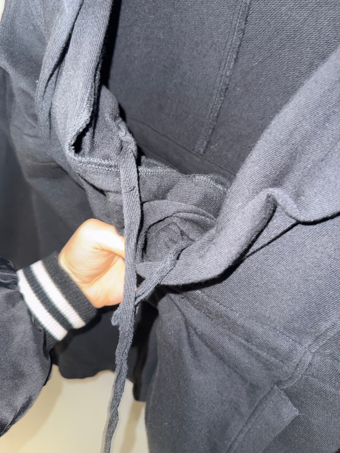 big hood double button cardigan 상품이미지6