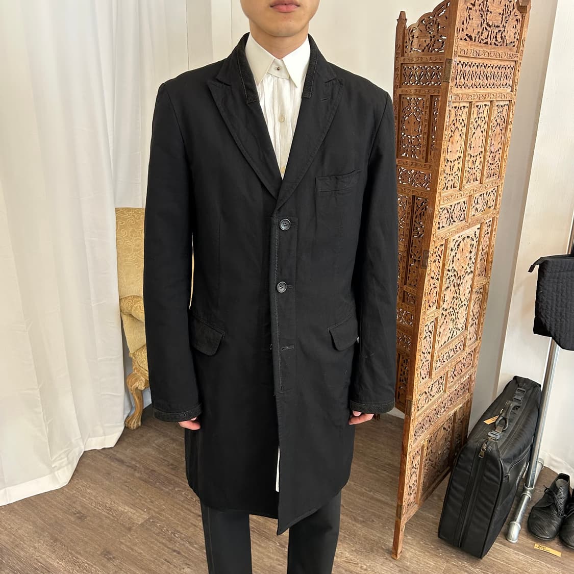 꼼 데 가르송 옴므 AD2015 나일론 코트 상품이미지1