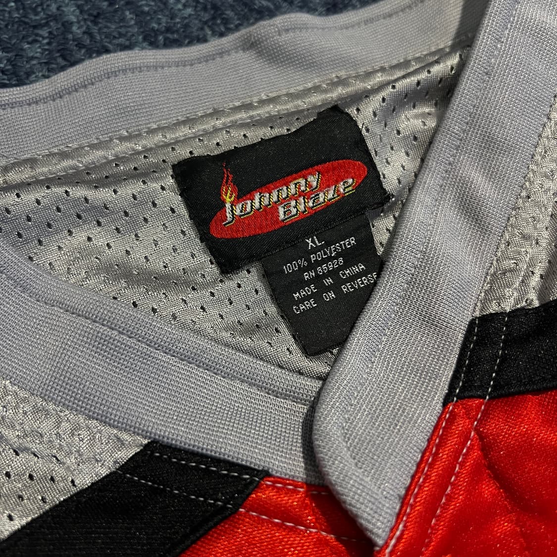 빈티지 90s Johnny Blaze 플레임 저지 상품이미지4