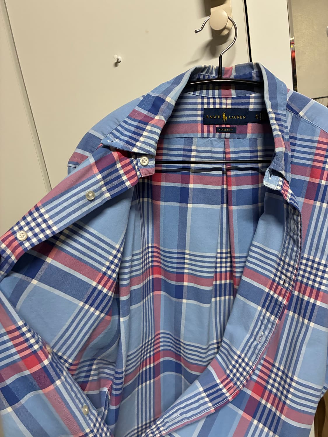 👕 [새상품] 폴로랄프로렌 체크 셔츠 XL/105 상품이미지7