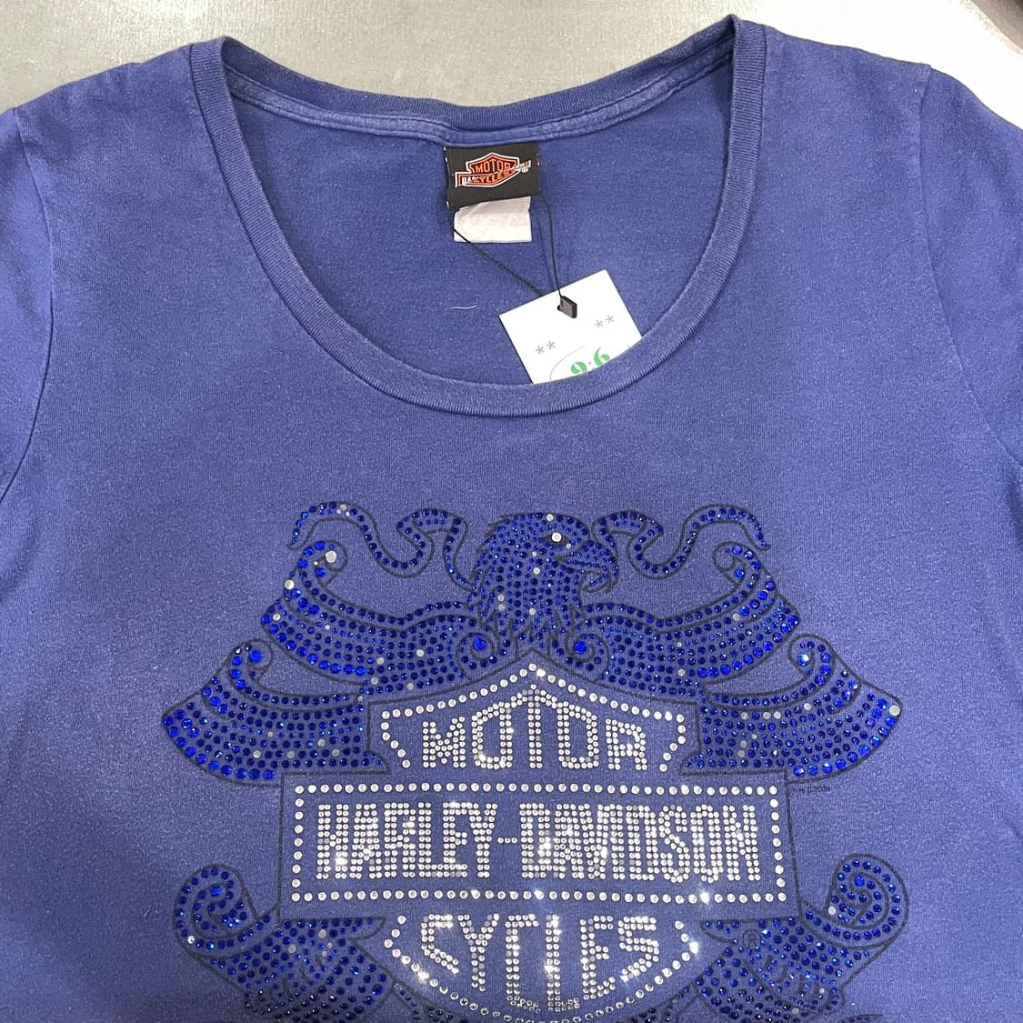  Harley Davidson 할리데이비슨 큐빅 반팔티   상품이미지10