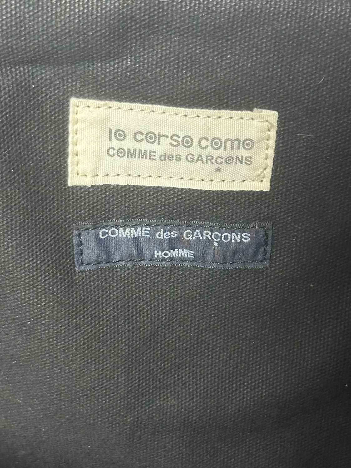 꼼데가르송 옴므 텐꼬르소꼬모 캔버스 크로스백 상품이미지3