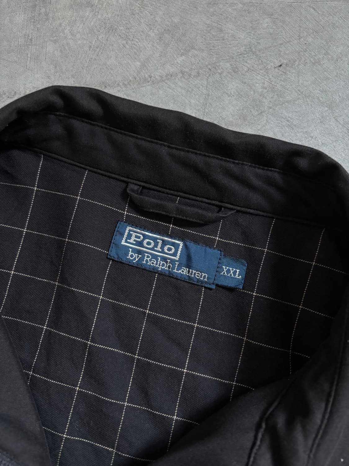 Polo 폴로 랄프로렌 블랙컬러 폴리쉘 헤링턴 자켓  상품이미지4