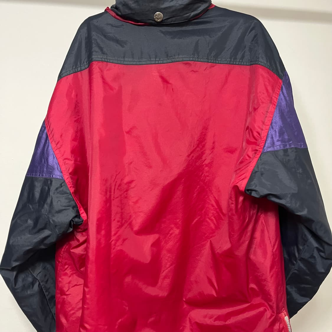 90s 바람막이 올드스쿨 아노락 점퍼  블랙퍼플레드그린 상품이미지10