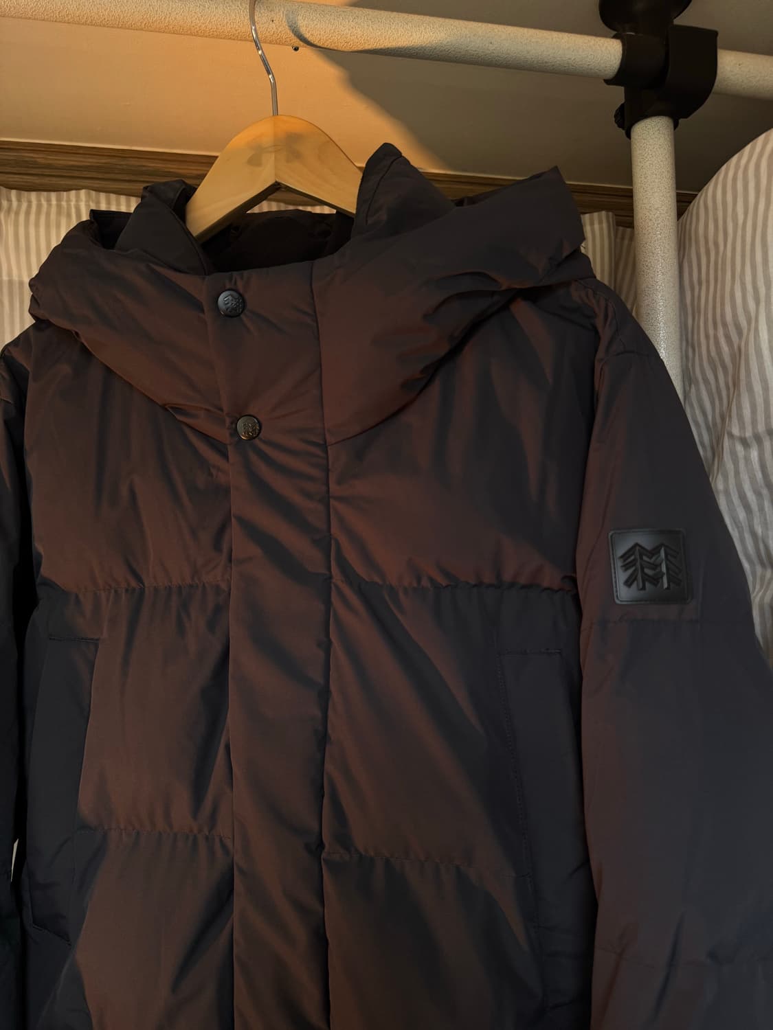 [L]코오롱스포츠 다크그레이 롱패딩 상품이미지2