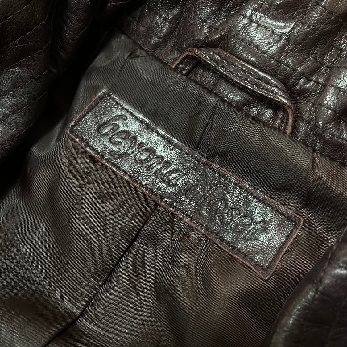 비욘드클로젯 양가죽 멀티 포켓 레더 자켓 88-94-160 상품이미지3