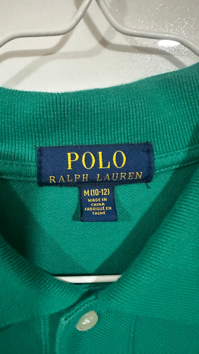 폴로 랄프로렌 그린 긴팔 카라티 상품이미지2