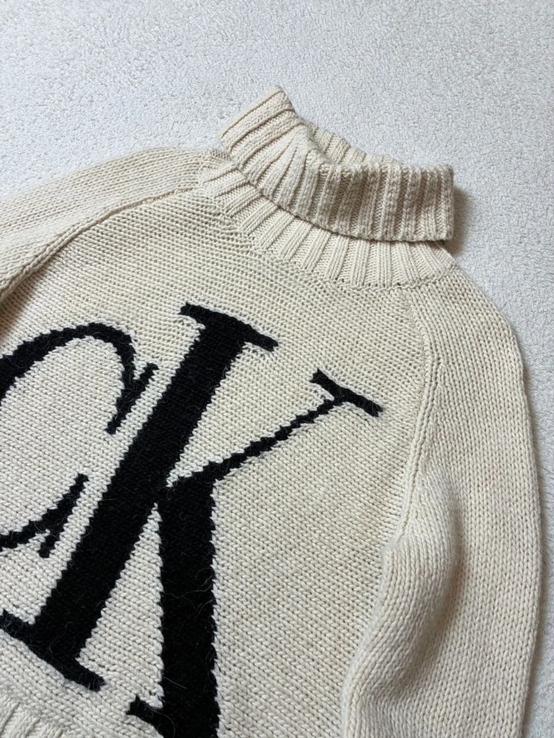 CK 알파카 울 Y2K 폴라 니트 PN7285 상품이미지3