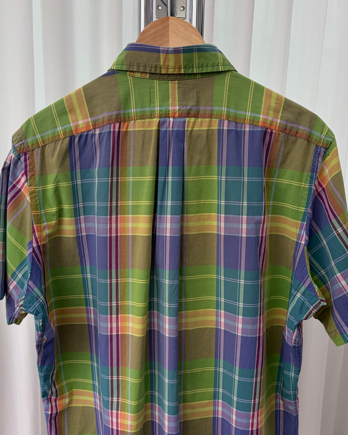 [L]폴로 랄프로렌 클래식핏 마드라스 반팔 셔츠 상품이미지6