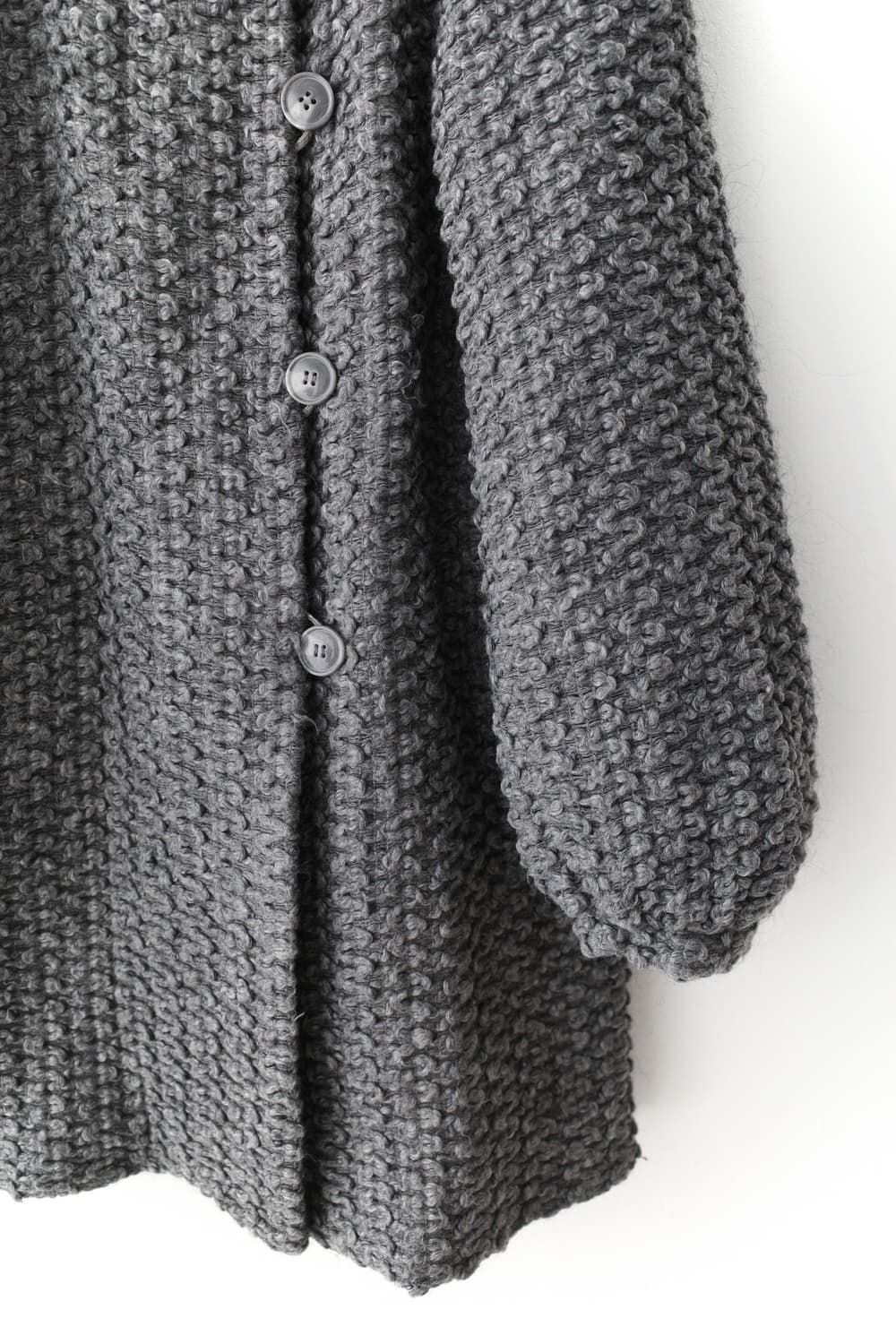 tsumori chisato) balloon knit hood coat 상품이미지8