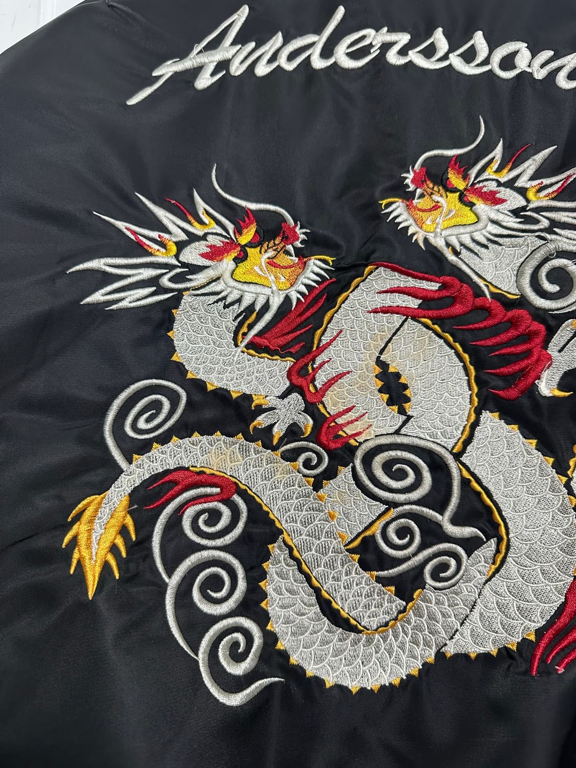 스콧 앤더슨벨 드래곤 자수 MA-1 상품이미지3