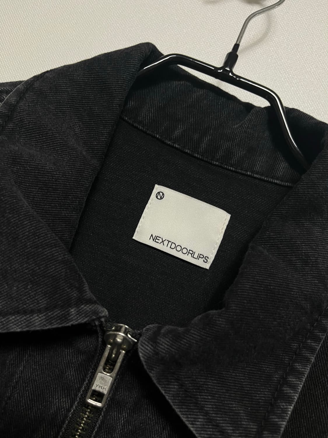 넥스트도어립스 블랙 데님 자켓 2사이즈 상품이미지2