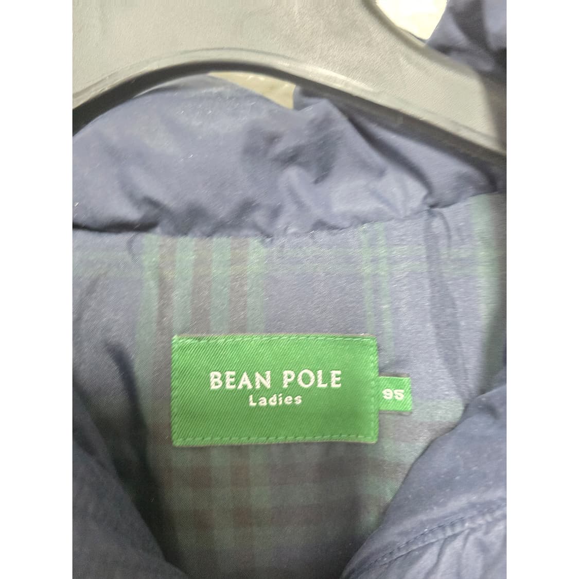 택포// 빈폴 여성 후드 퍼 다운 숏패딩 95 상품이미지2