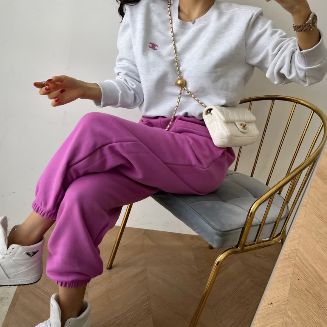 맨투맨 조거팬츠 세트 상품이미지2