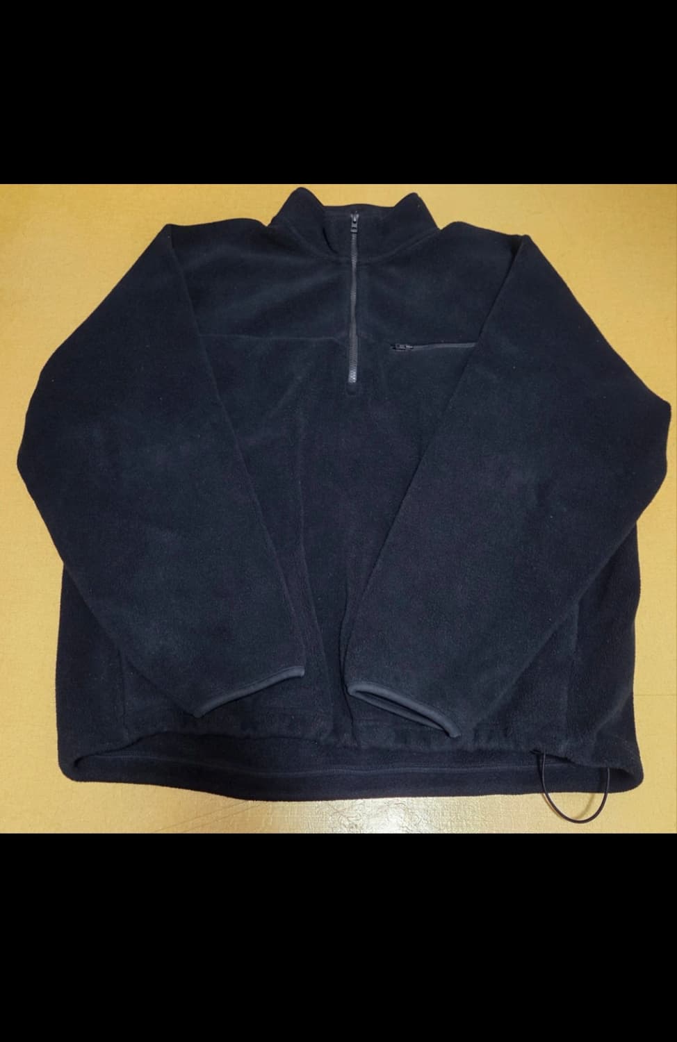 유니클로  플리스 하프집업 XL 블랙 상품이미지1