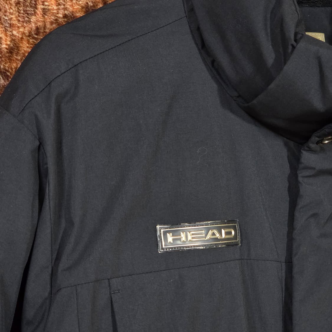헤드 빈티지 블랙 패딩 점퍼 상품이미지2