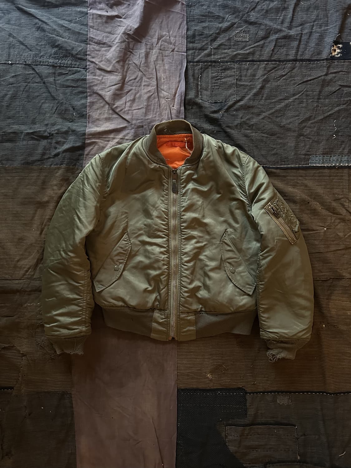 70s USA Original MA-1 8279E Jacket 상품이미지1
