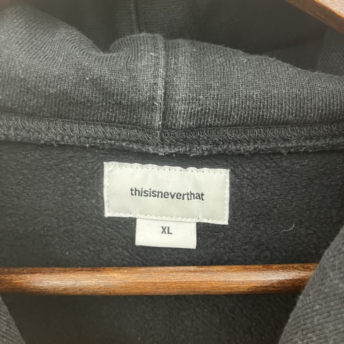 디스이즈네버댓 모던 캐주얼 빈티지 빅로고 후드티 XL C10386 상품이미지5