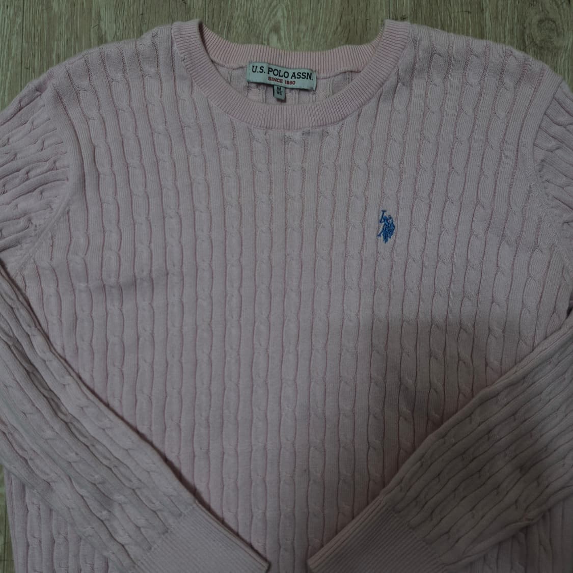 US 폴로 아센 케이블 꽈배기 니트 M(95) 상품이미지2