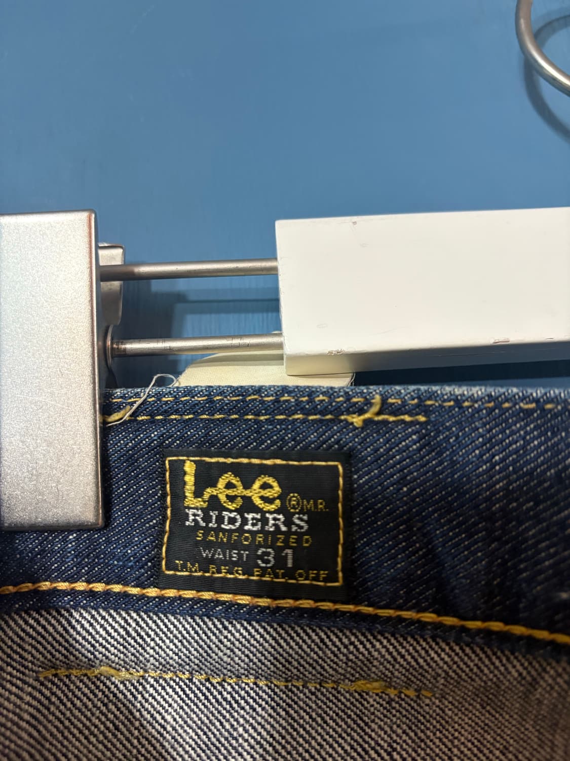 90‘s Lee riders 2000 selvage denim pant. 상품이미지5
