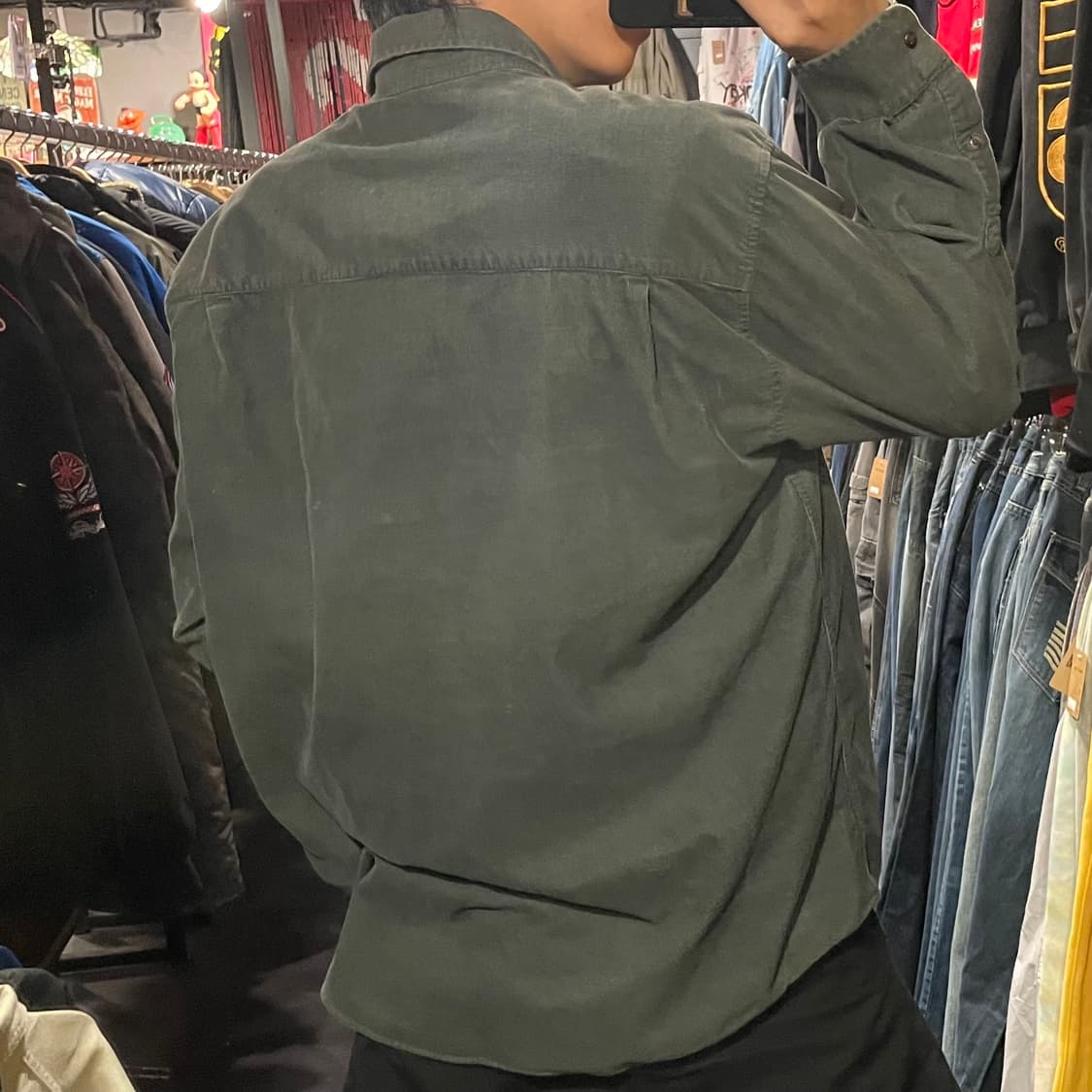 [IM] carhartt 칼하트 코듀로이 카키 긴팔셔츠 상품이미지7