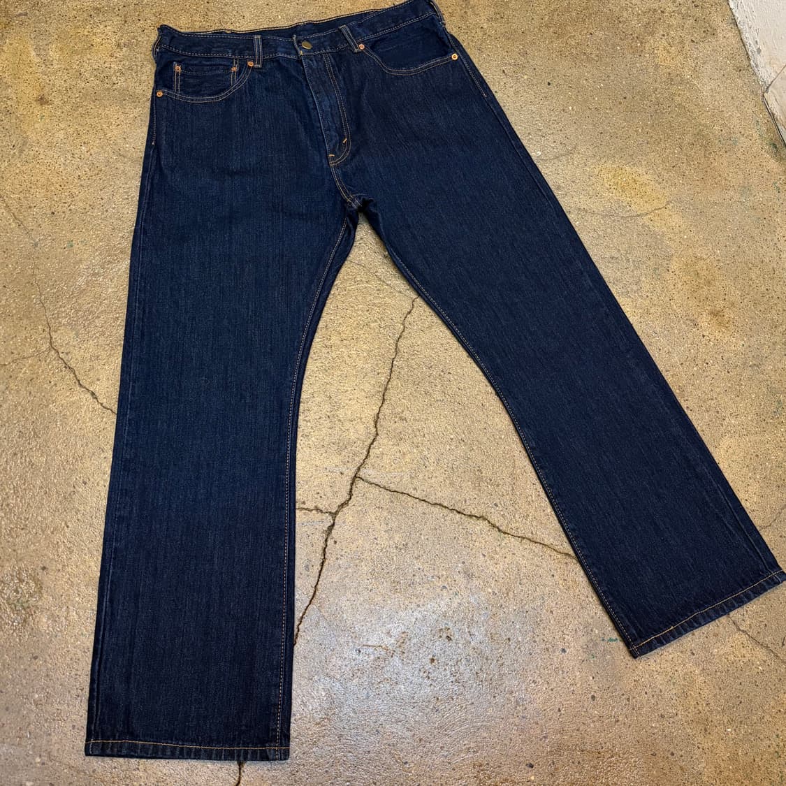 새상품급 미국 빈티지 리바이스 517 진청 부츠컷 청바지 데님팬츠 상품이미지2