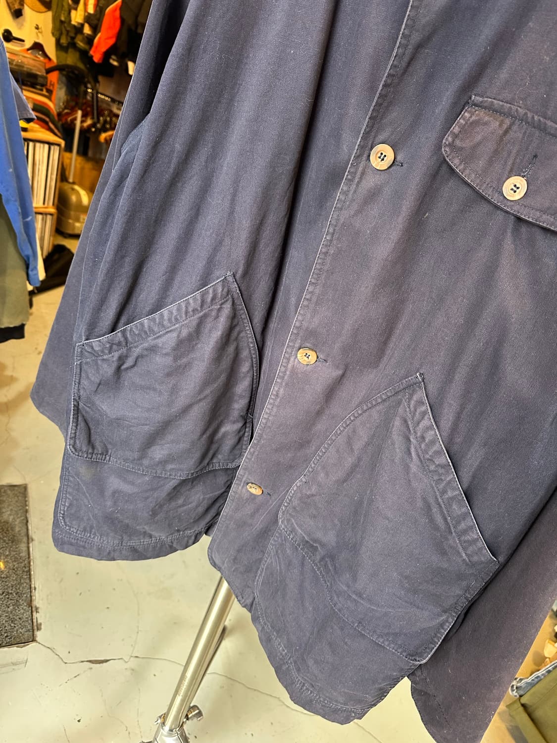 헤비 코듀로이 카라 커버올 자켓 상품이미지4