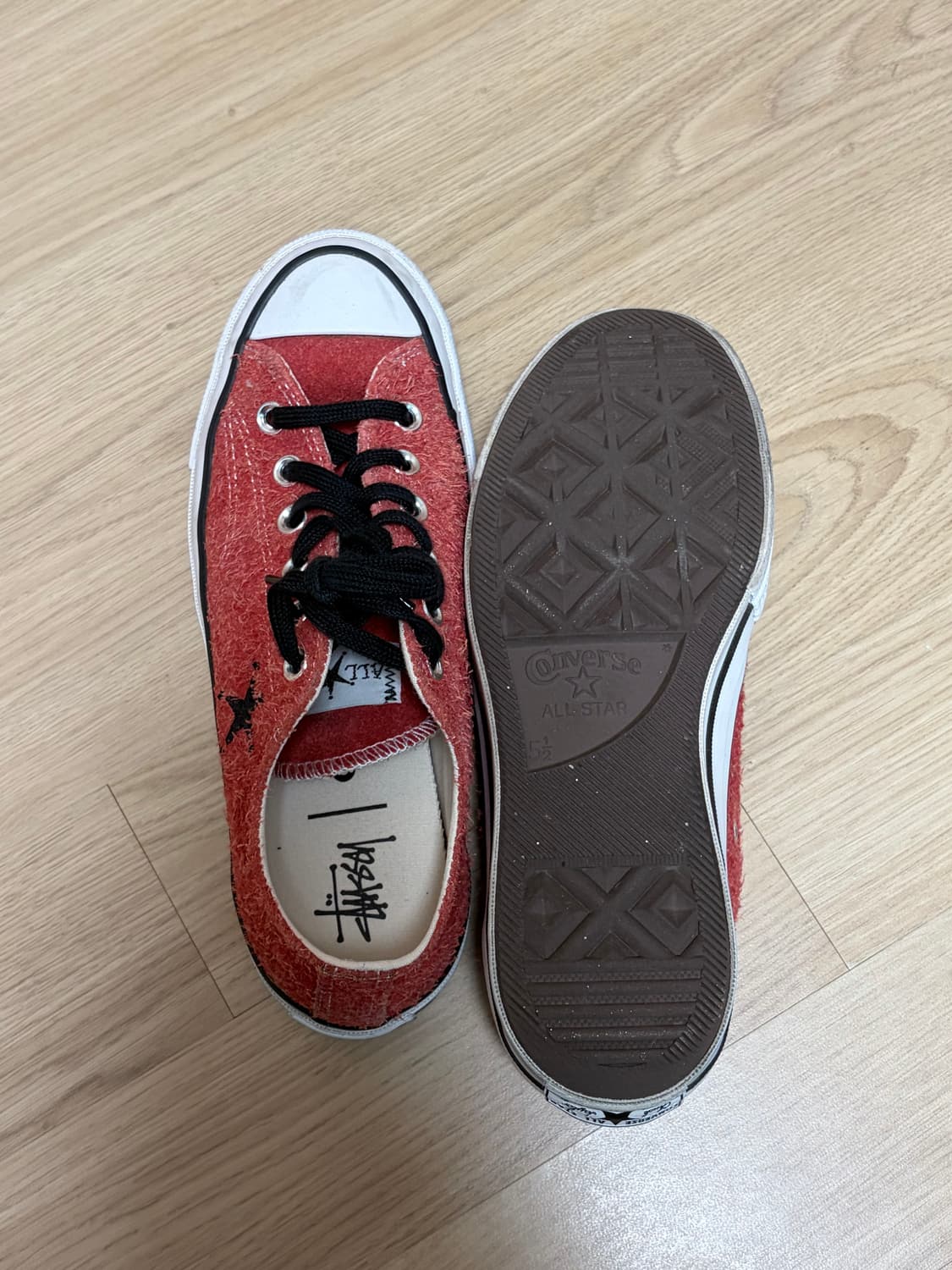 컨버스 x 스투시 척 70 레드 상품이미지4