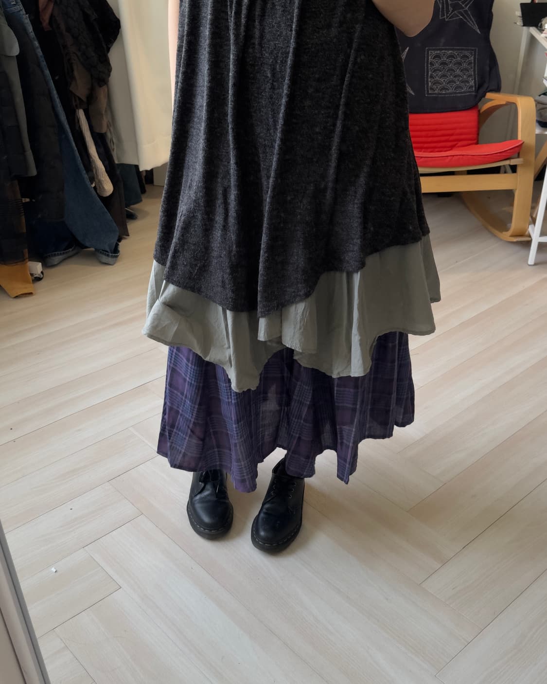 [AIRY] layered knit dress 상품이미지10