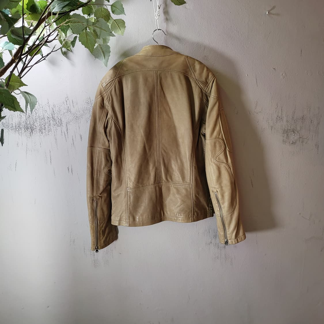 디젤 레더 바이커 자켓 (M) 상품이미지6