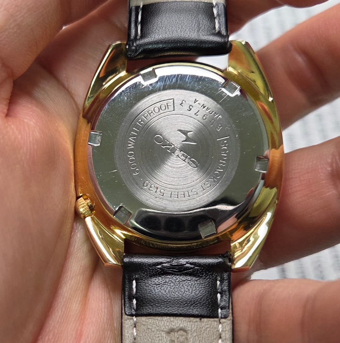 빈티지 세이코 DX 퍼플블루 금장 데이데이트 5139 오토매틱 
 상품이미지6