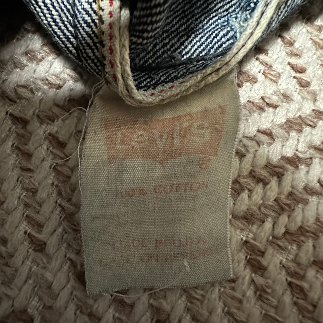 LEVI'S 501XX 80's usa selvedge denim 상품이미지6